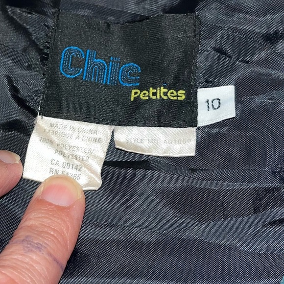 💛 CHIC PETITES - VINTAGE Floral Buttoned Vest - Size 10 - Picture 2 of 8